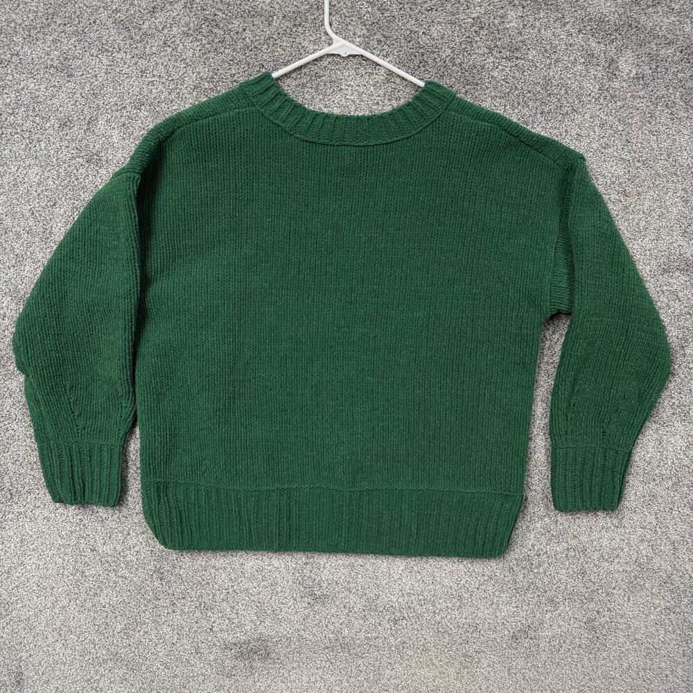 Aerie Sweater M Soft Cozy Plush Chenille Oversized Boxy Chunky Knit Retro 80s